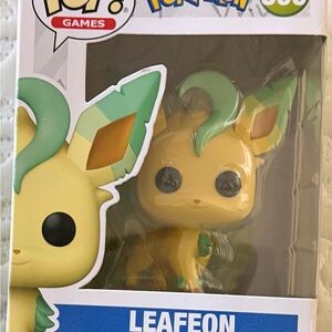 Funko Leafeon Figure with Green and Yellow Details